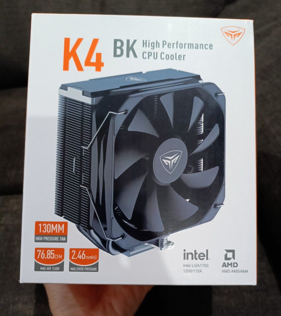 PCCooler K4 BK CPU Cooler - Black Version, Computers & Tech, Parts ...