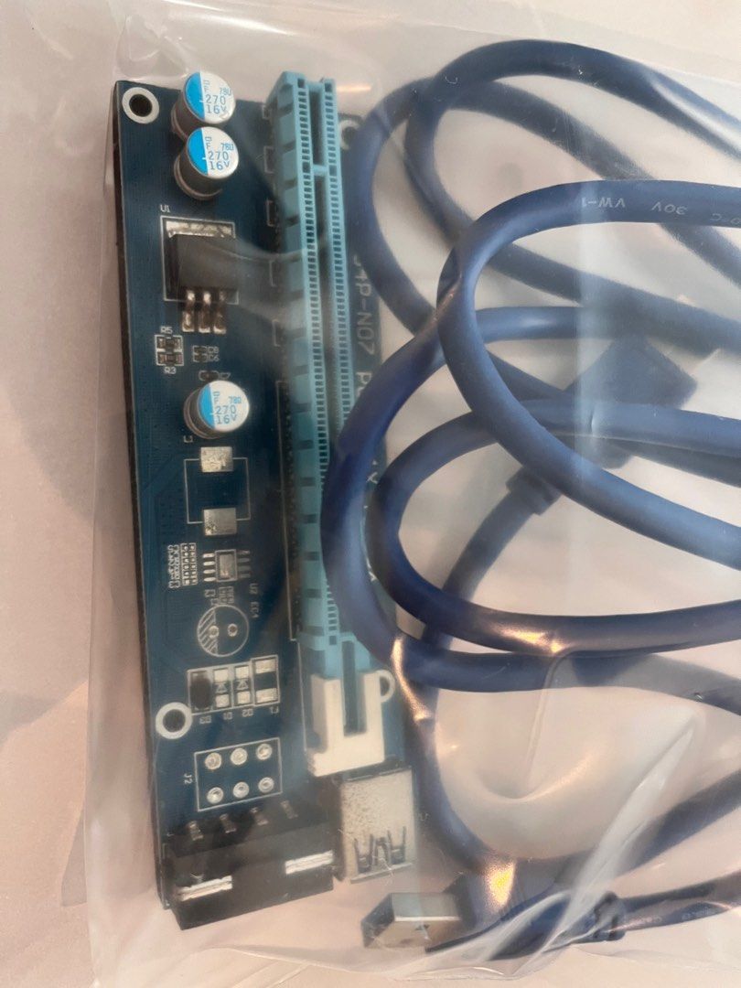 PCI riser (Category: Other Accessories) located in Singapore. Submitted by theultimate_4096 (Listing ID 1240349203, Image 1). Description: .