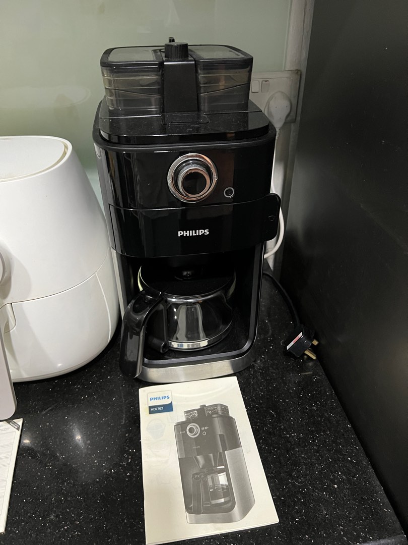 Philips Grind and Brew coffee maker HD7762, TV & Home Appliances
