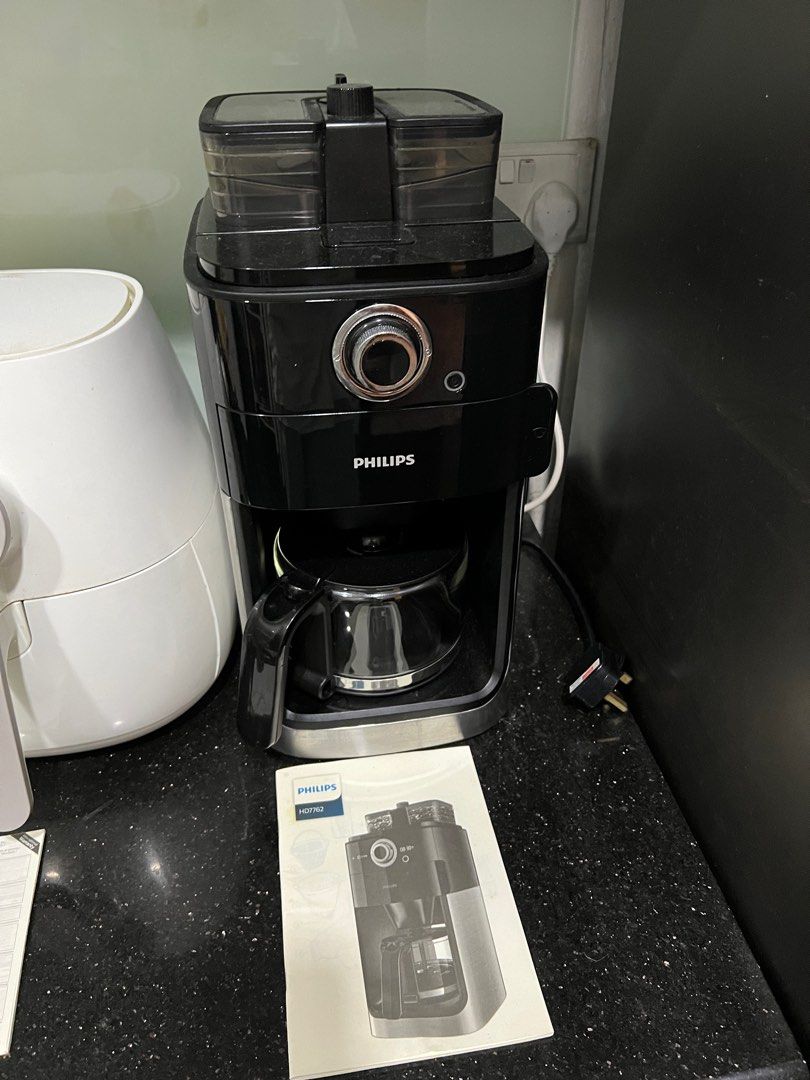 Philips Grind and Brew coffee maker HD7762, TV & Home Appliances