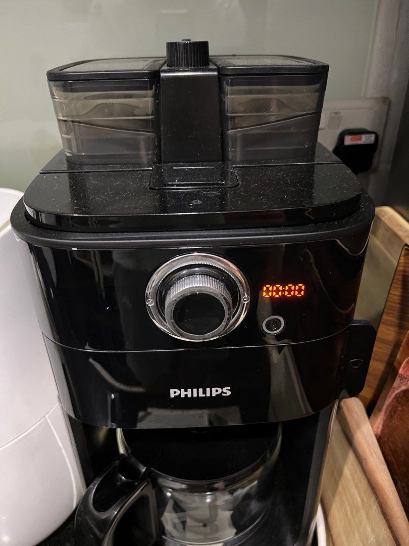 Philips Grind and Brew coffee maker HD7762, TV & Home Appliances