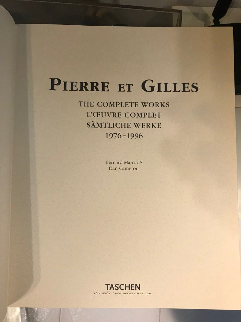 Pierre et Gilles THE COMPLETE WORKS 作品集 PIERRE ET GILLES: THE COMPLETE WORKS 1976-1996 | GR8