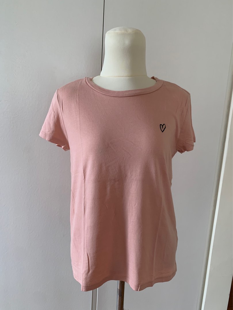 H&m top heart shirt