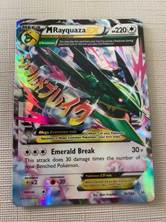 Shiny Mega Rayquaza EX Full Art (Ancient Origins), Hobbies & Toys, Toys &  Games on Carousell