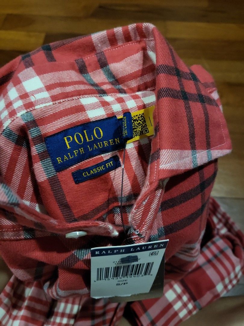 Polo Ralph Lauren Red checkered button down shirt Women s Fashion