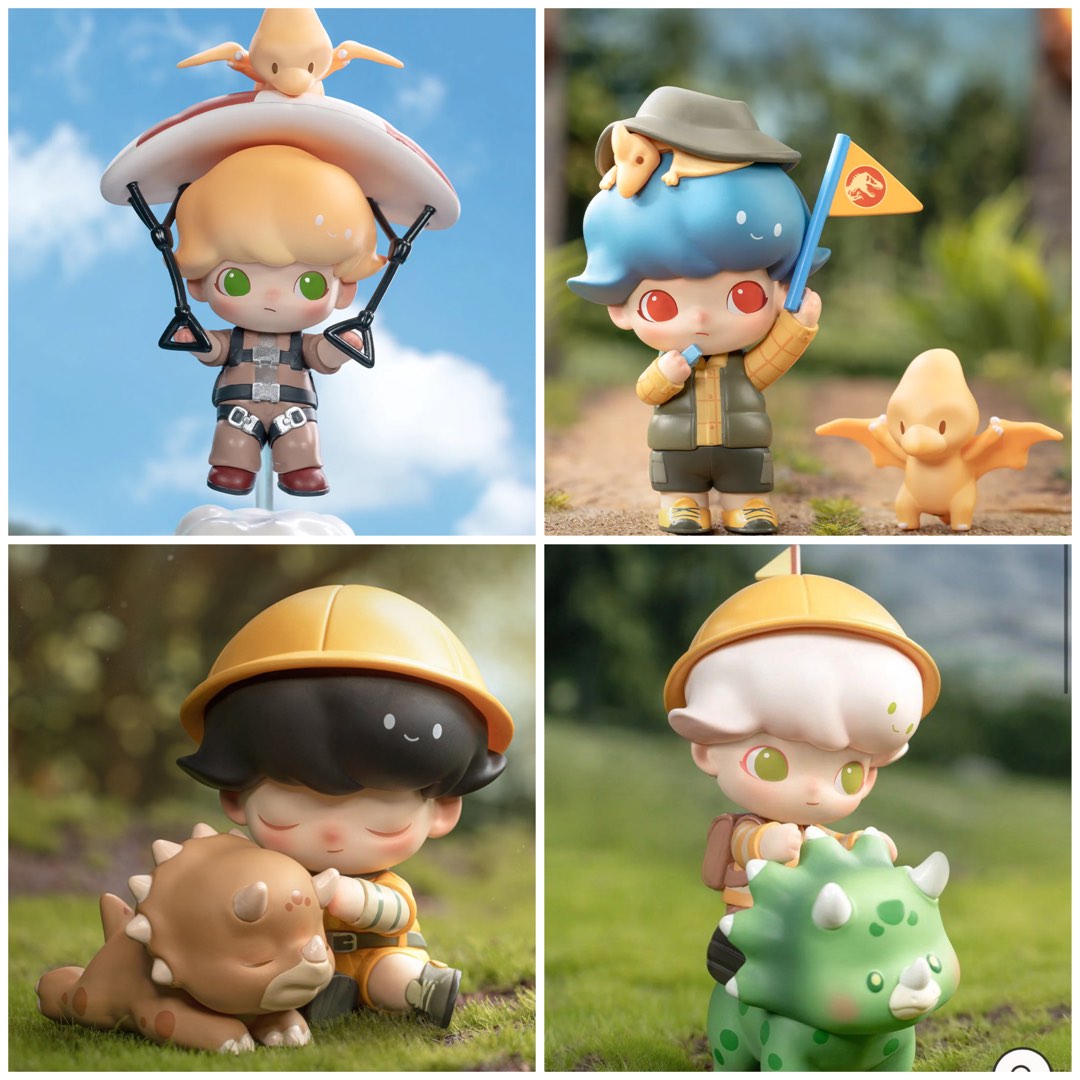 Popmart Pop Mart Dimoo Jurassic world Jurassic Guide/Baby Dinosaur ...