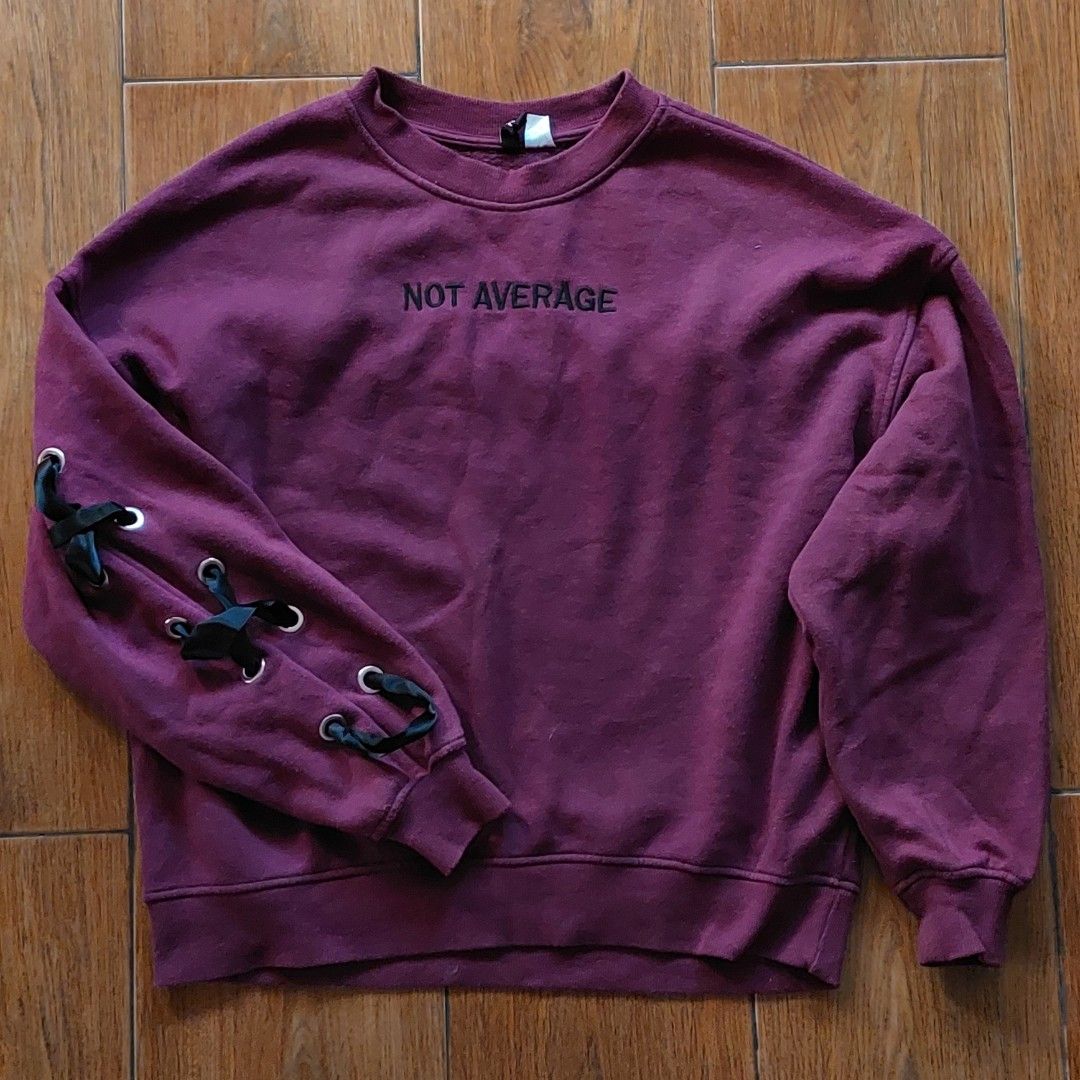 H&m not average sweatshirt sales