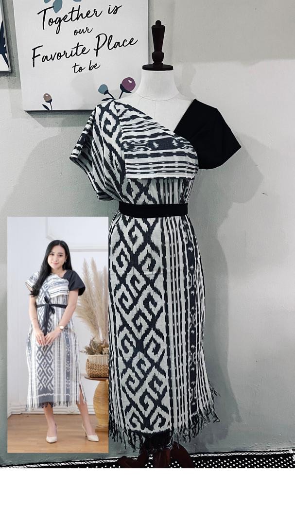 Pua kumbu short dress hot sale