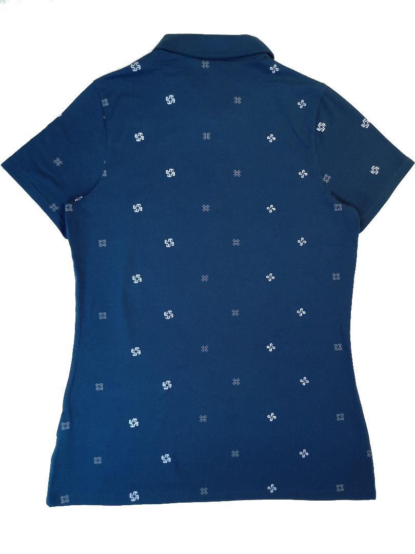 Puma Golf Ditsy Print Golf Polo Shirt Women s Size XS