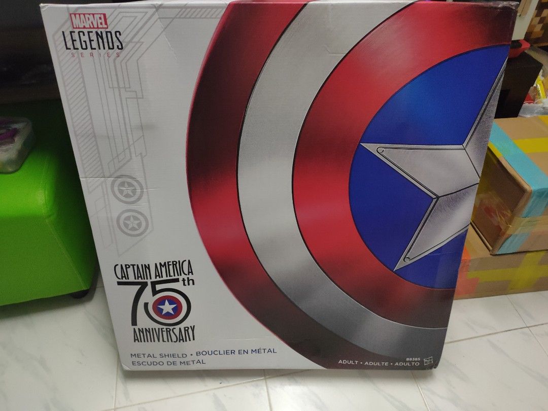 Captain America Shield Marvel Legends 75th Anniversary Lega Avengers Metallo 1:1 - Foto 10