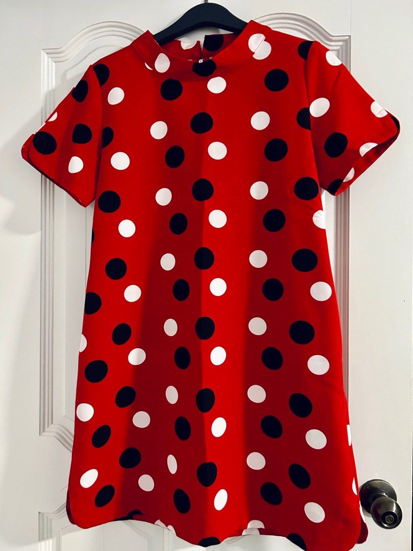 Red polka dot dress uk outlet