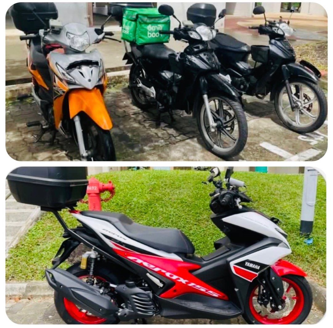 Rent a bike delivery Yamaha, Motorcycles, Motorcycle Rental on Carousell