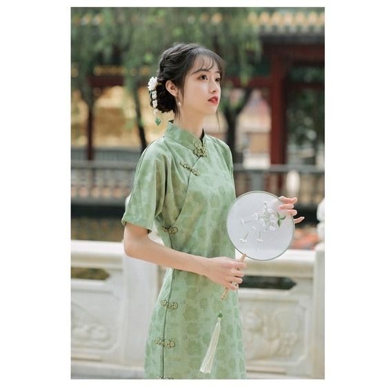 Retro summer new improved Qipao Young girl Temperament China style