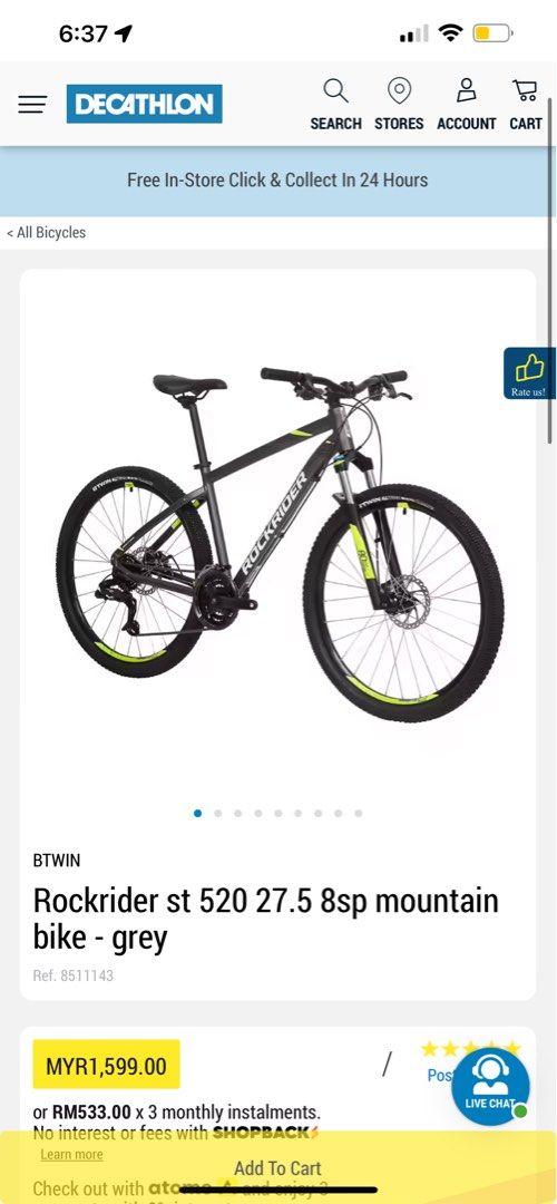 Btwin clearance 520 price