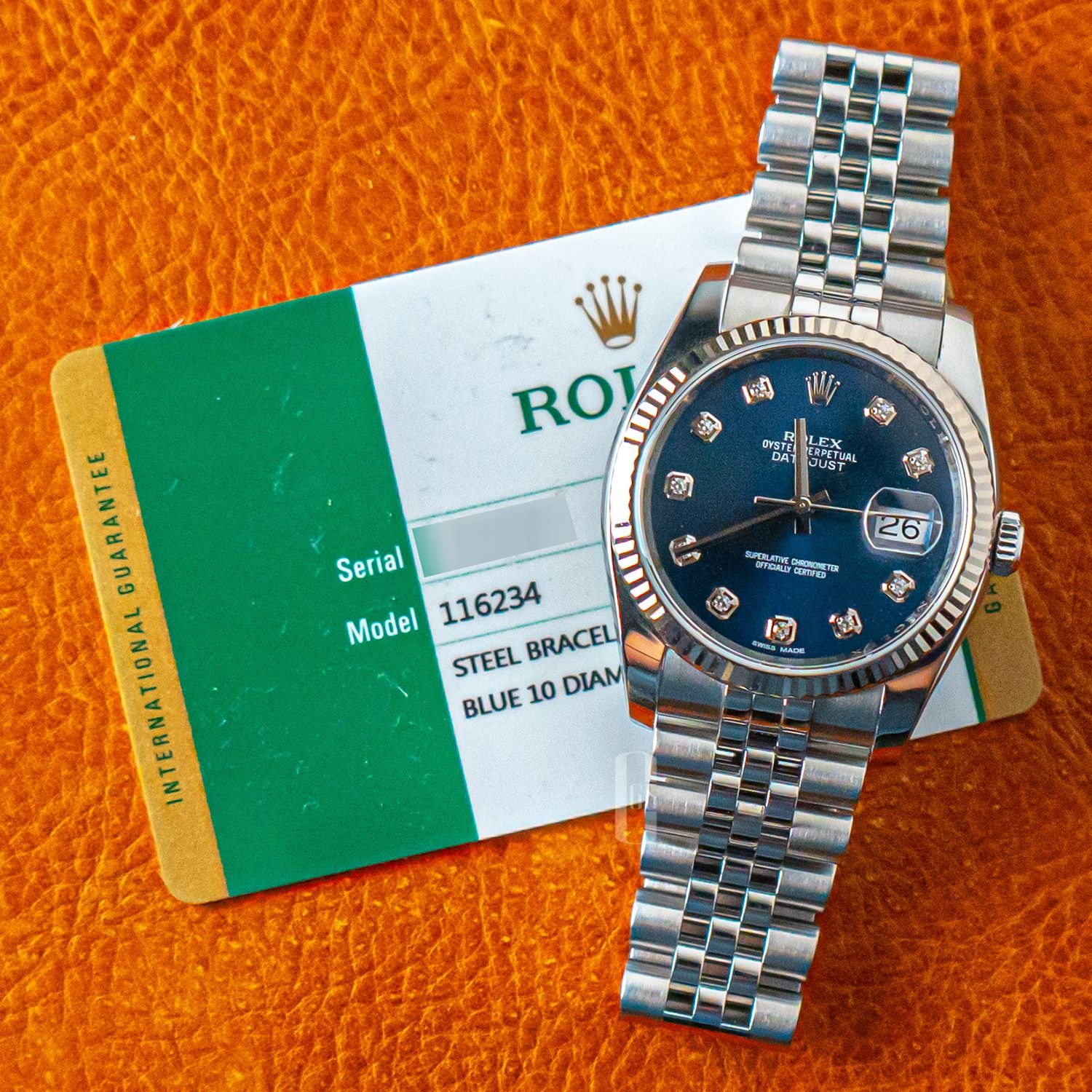 Rolex Datejust 36 Blue Diamond on Super Jubilee bracelet w/ 10pt diamonds,  Luxury, Watches on Carousell