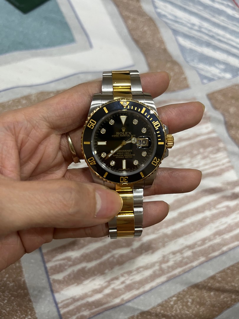 Gold and outlet silver rolex submariner