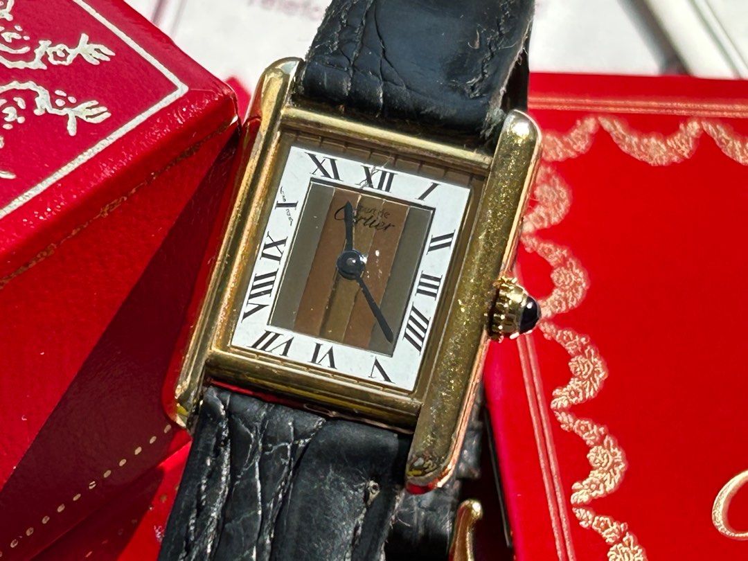 Rolex Tank Trinity full set, 名牌, 手錶 Carousell