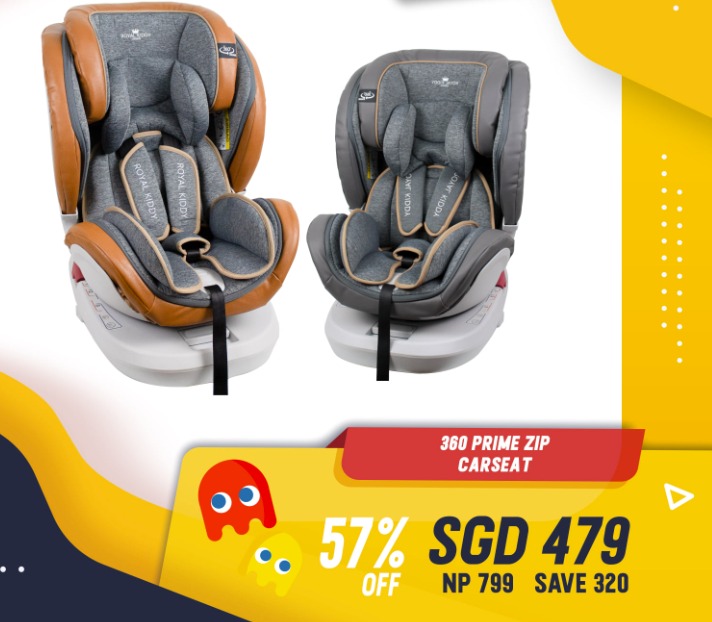 Royal kiddy 360 prime car seat on sale
