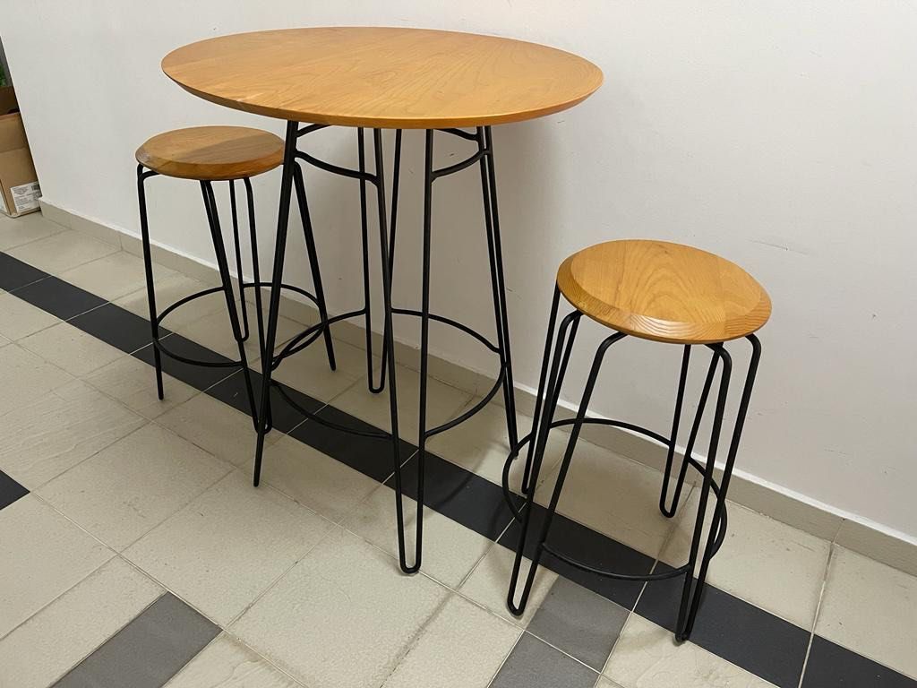 Bar stools and table hotsell set for sale