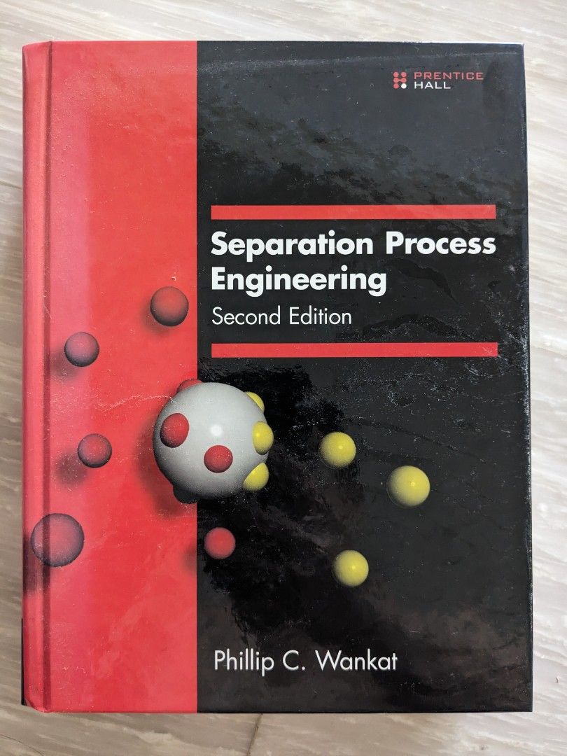 Separation Process Engineering (Category: Textbooks) located in Singapore. Submitted by arcan3 (Listing ID 1240304071, Image 1). Description: 2nd edition with no highlighting and minimal writing.. Nus ntu chemical engineering textbook.