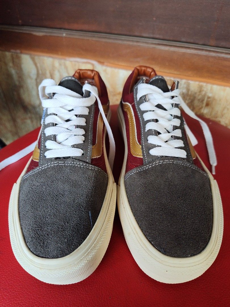 Sepatu Vans OS Vault Abu Maroon Size 38 FREE ONGKIR Fesyen Wanita Sepatu di Carousell