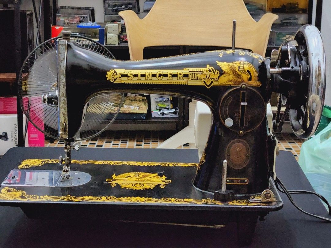 Singer Sphinx Antique Sewing Machine, Hobbies & Toys, Collectibles