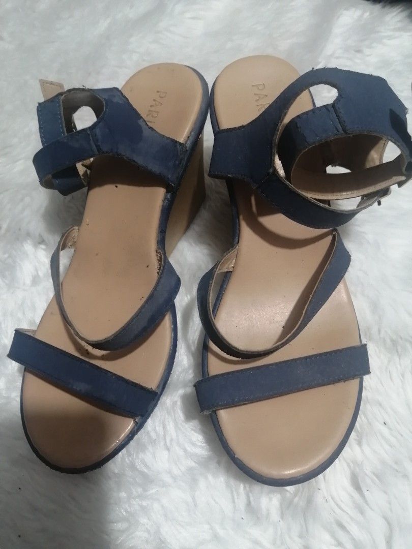Size 8 Blue Sandals Parisian Women s Fashion Footwear Flats