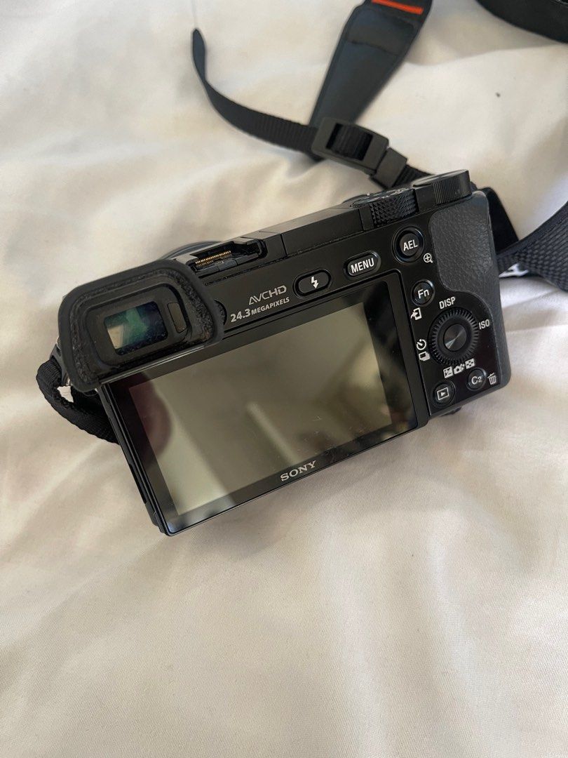 Sony A6000 with Microphone Attachment, Photography, Cameras on Carousell