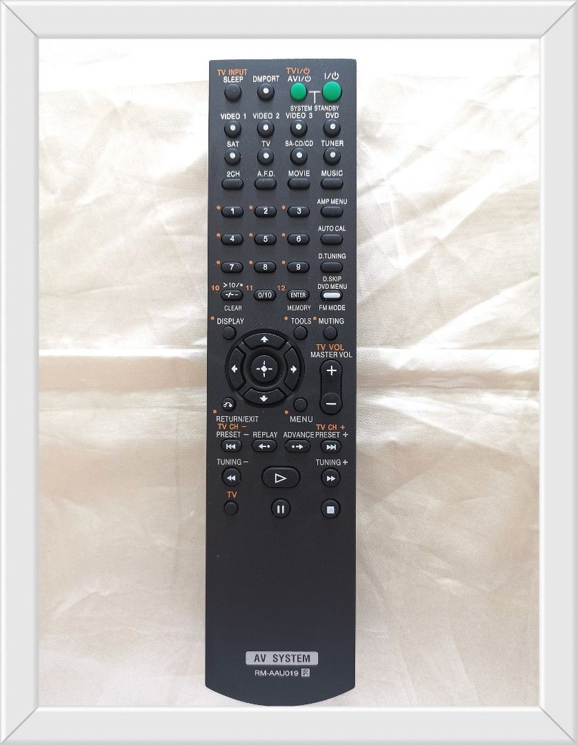 Sony AVR remote, Audio, Other Audio Equipment on Carousell