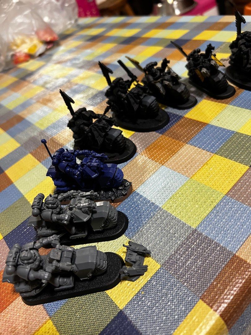 Warhammer 40K Space Marine Dark Angel Ravenwing Bike Squad Hobbies warhammer-40k-space-marine-dark-angel-ravenwing-bike-squad-hobbies