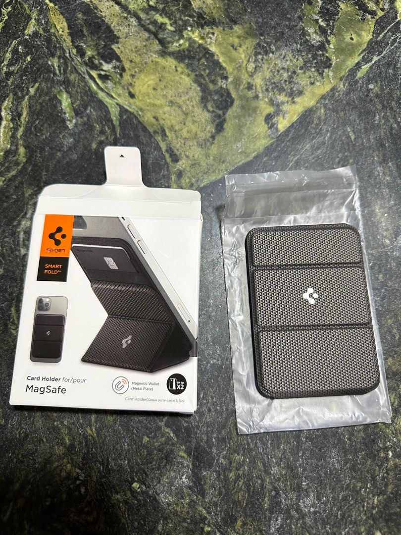 Spigen Magsafe Card Holder Smart Fold Wallet, Mobile Phones
