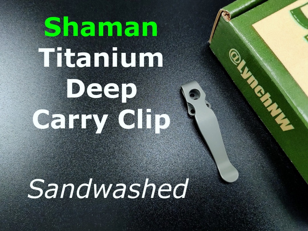 Spyderco Shaman Clip on Carousell