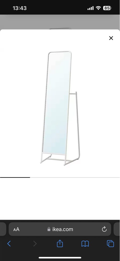 Standing Mirror, Furniture & Home Living, Home Decor, Mirrors on Carousell