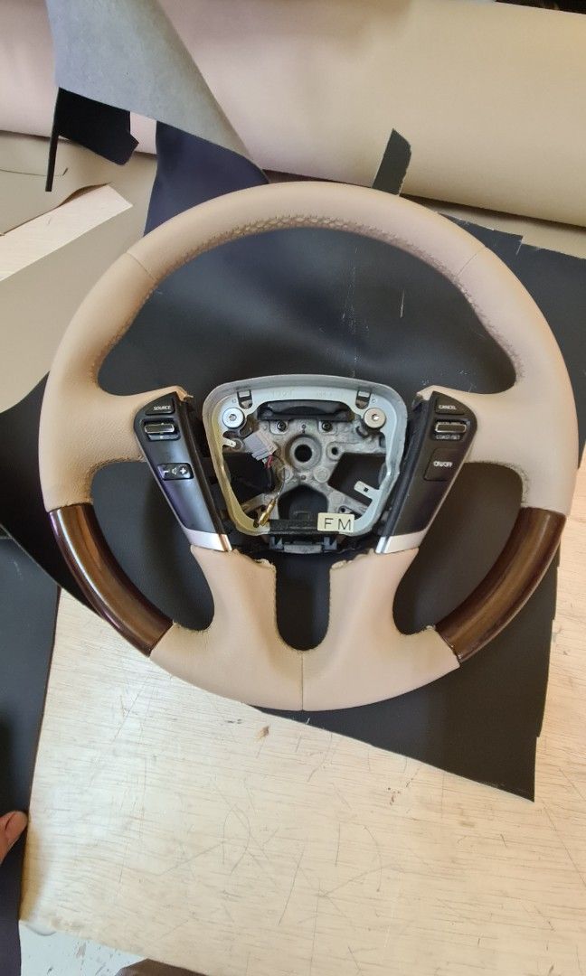 steering wheel rewrap repair, Car Accessories, Accessories on Carousell