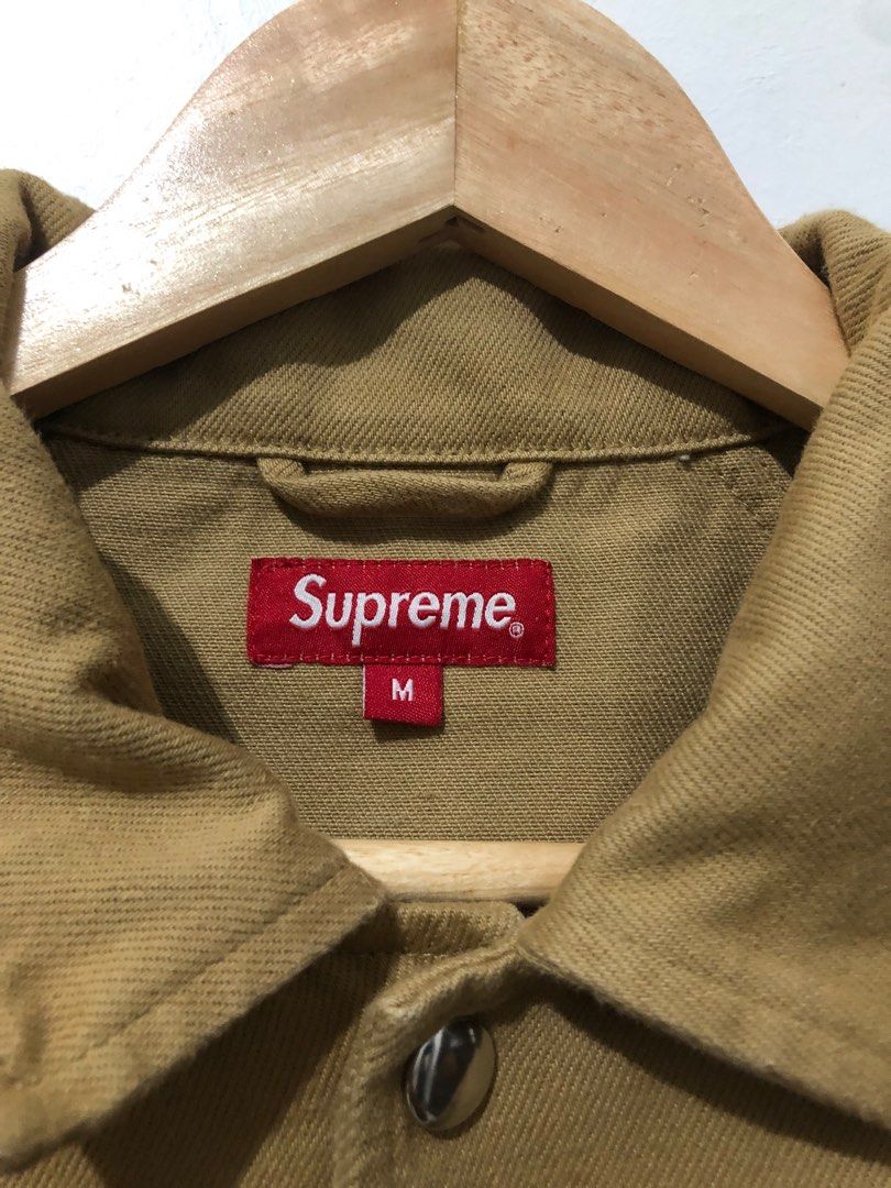 SUPREME ANTIHERO SNAP FRONT TWILL JACKET, Men's Fashion, Coats