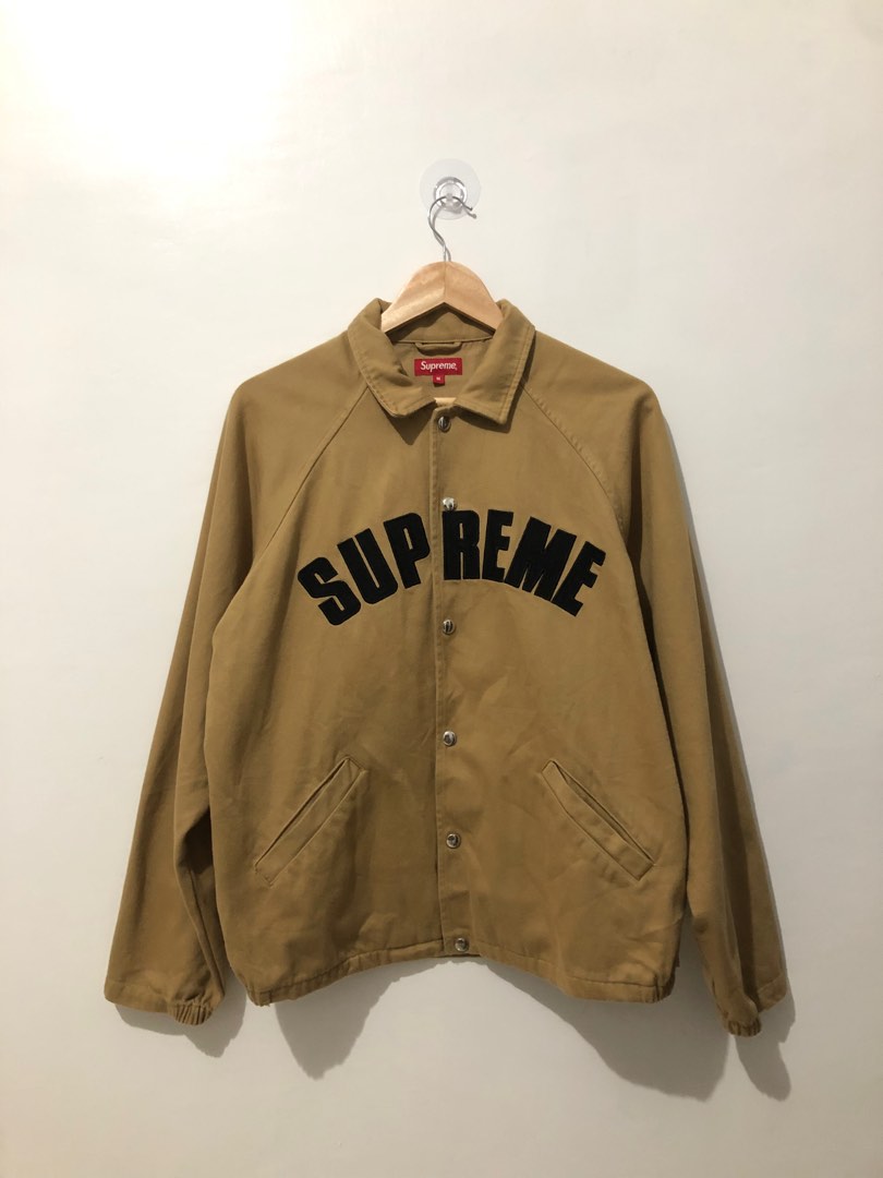 supreme snap flont twill jacket arc logo