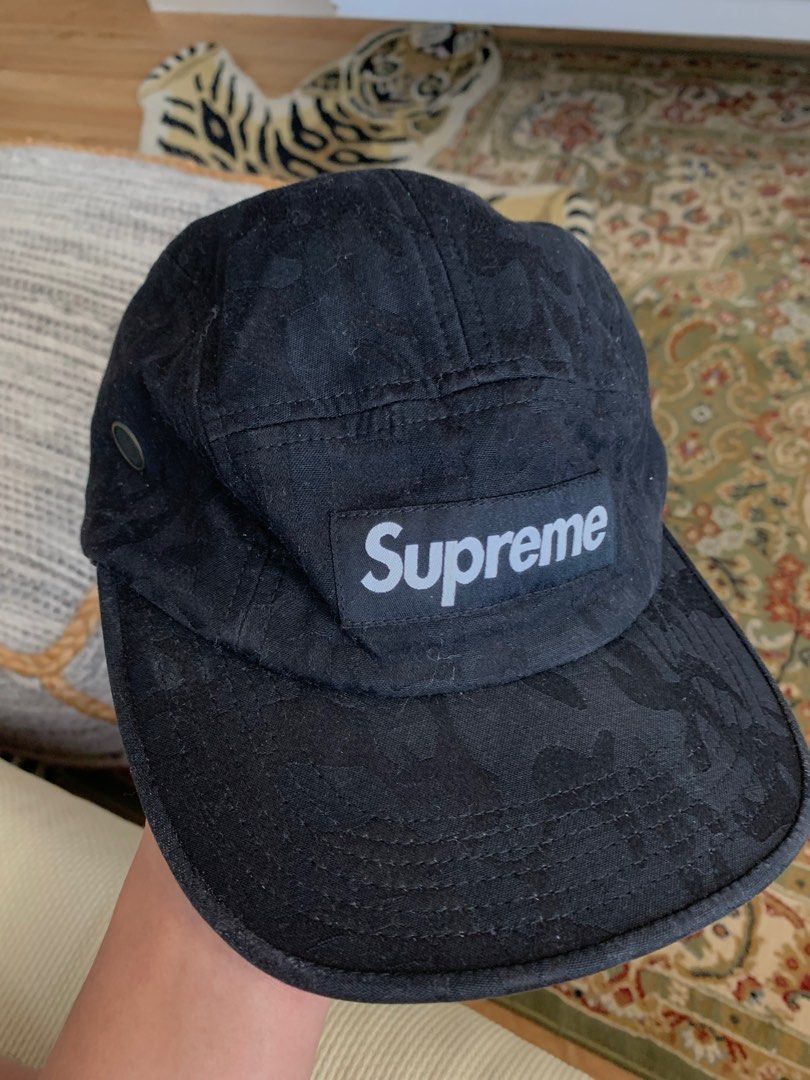 Supreme jacquard discount camp cap