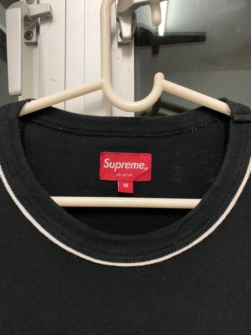 Supreme piping discount ringer tee