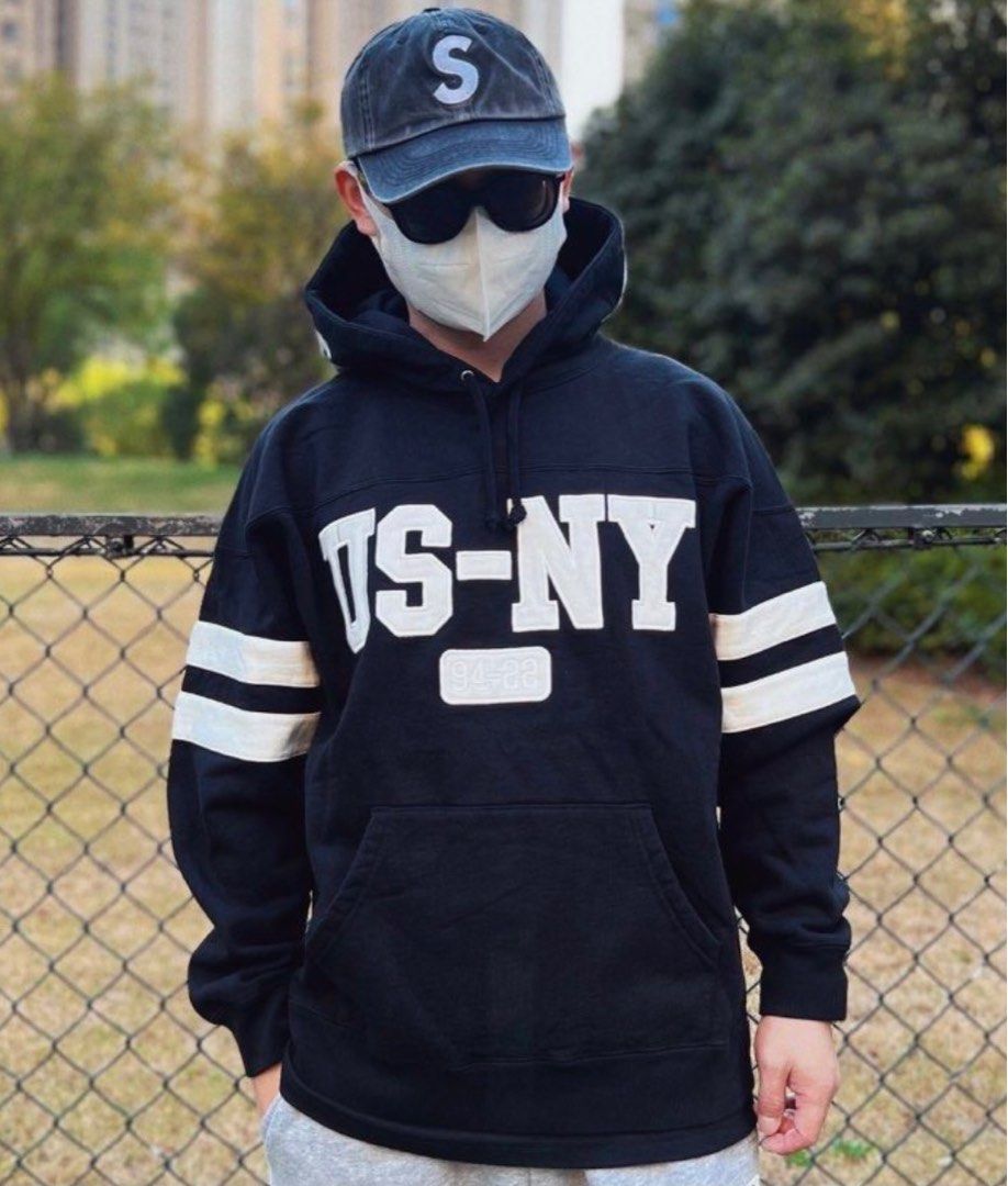 XL Supreme US-NY Hooded Sweatshirt Black