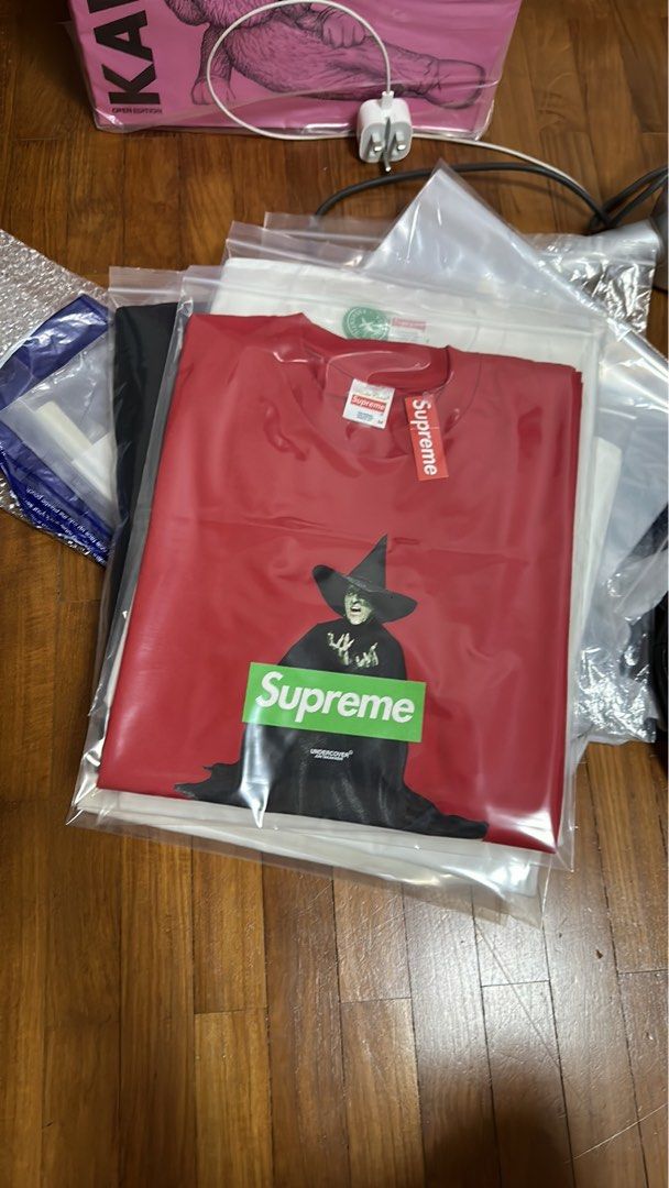 Supreme x Undercover Witch Box Logo Tee Men s Fashion Tops