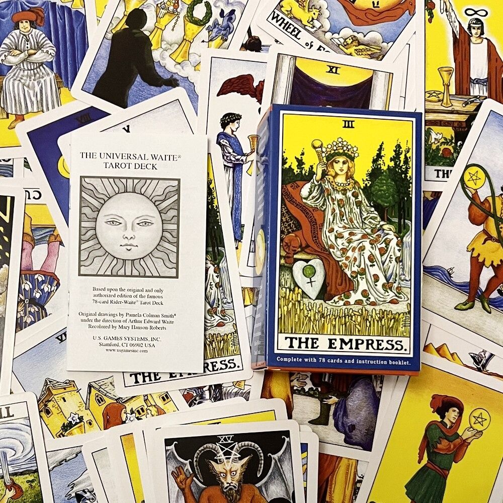 Tarot Cards with Guide Book.Universal Waite Tarot Deck Cards.tarot Cards f, 玩具& 遊戲類- Carousell
