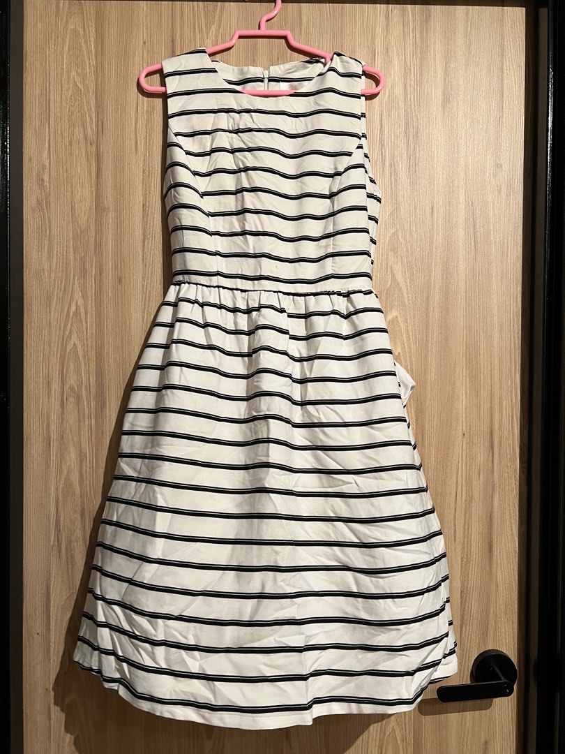Inc striped deals dress