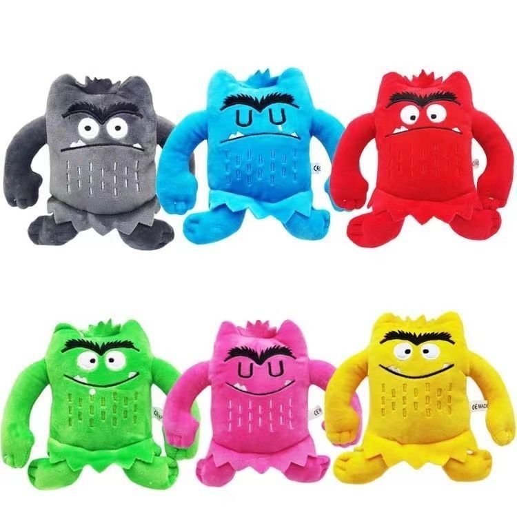 The color monster plush toy doll cushion