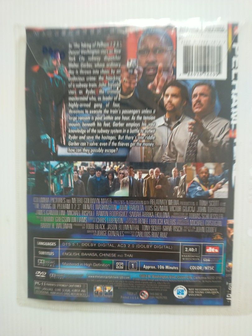 The Taking of Pelham 123. Movie DVD., Hobbies & Toys, Music & Media
