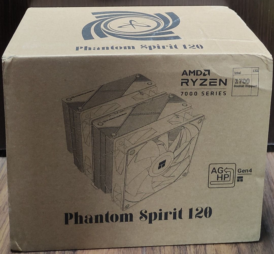 THERMALRIGHT Phantom Spirit 120 CPU Cooler Heat Terminator ! Noctua ...