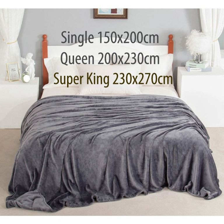 Thicker Fleece Throw Blanket for Bed or Sofa Soft Plush Blanket