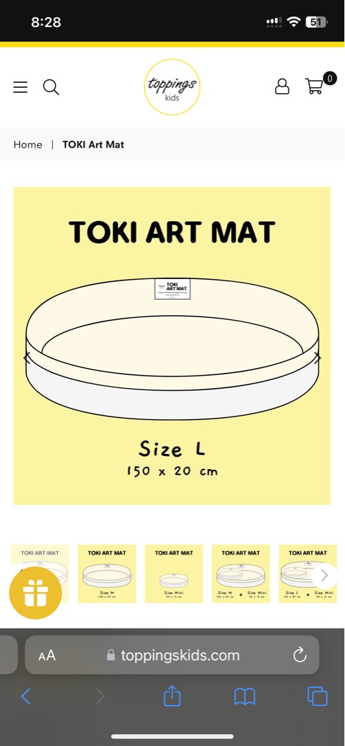 Toki art mat, Babies & Kids, Baby Nursery & Kids Furniture, Other Kids