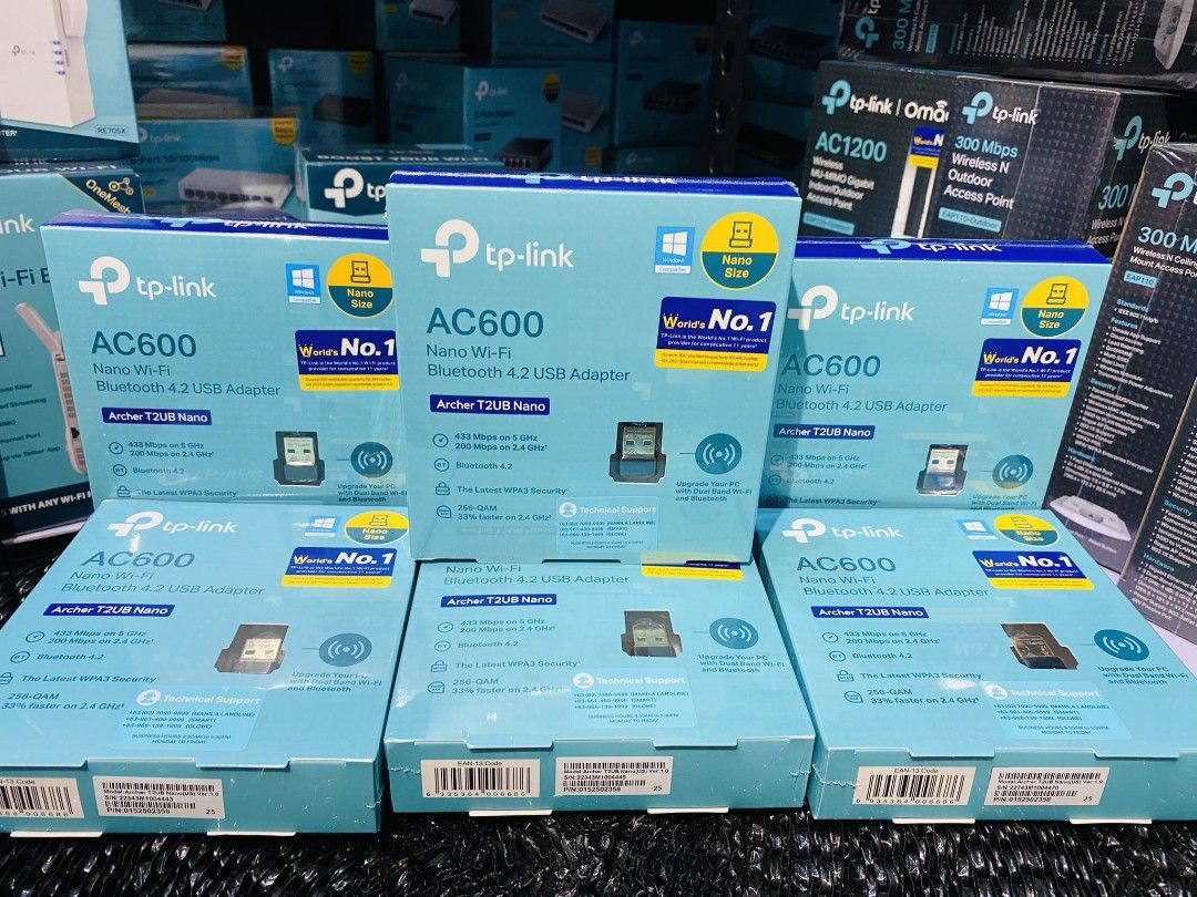 💯TP-Link Archer T2UB Nano WiFi & Bluetooth 4.2 USB Adapter (Category: Networking) located in Makati City. Submitted by techubstoreandaccessories (Listing ID 1240370031, Image 3). Description: TP-Link Archer T2UB Nano WiFi & Bluetooth 4.2 USB Adapter Onhand ready to ship‼️‼️ ✅BRANDNEW ORIGINAL & SEALED ✅ACTUAL PICTURE POSTED ✅ACCEPT WALK IN/PICK UP CLIENT (Mon-Fri 8am-7pm)( Saturday10am-4pm) 📍Location: Evangelista St. Makati City ✅ACCEPT BULK OR