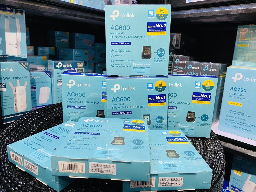 💯TP-Link Archer T2UB Nano WiFi & Bluetooth 4.2 USB Adapter (Category: Networking) located in Makati City. Submitted by techubstoreandaccessories (Listing ID 1240370031, Image 2). Description: TP-Link Archer T2UB Nano WiFi & Bluetooth 4.2 USB Adapter Onhand ready to ship‼️‼️ ✅BRANDNEW ORIGINAL & SEALED ✅ACTUAL PICTURE POSTED ✅ACCEPT WALK IN/PICK UP CLIENT (Mon-Fri 8am-7pm)( Saturday10am-4pm) 📍Location: Evangelista St. Makati City ✅ACCEPT BULK OR