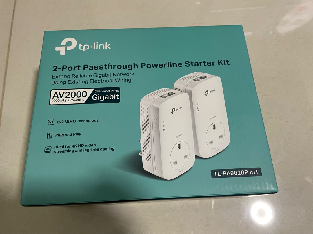TP-Link Powerline AV2000, Computers &amp; Tech, Parts &amp; Accessories ...